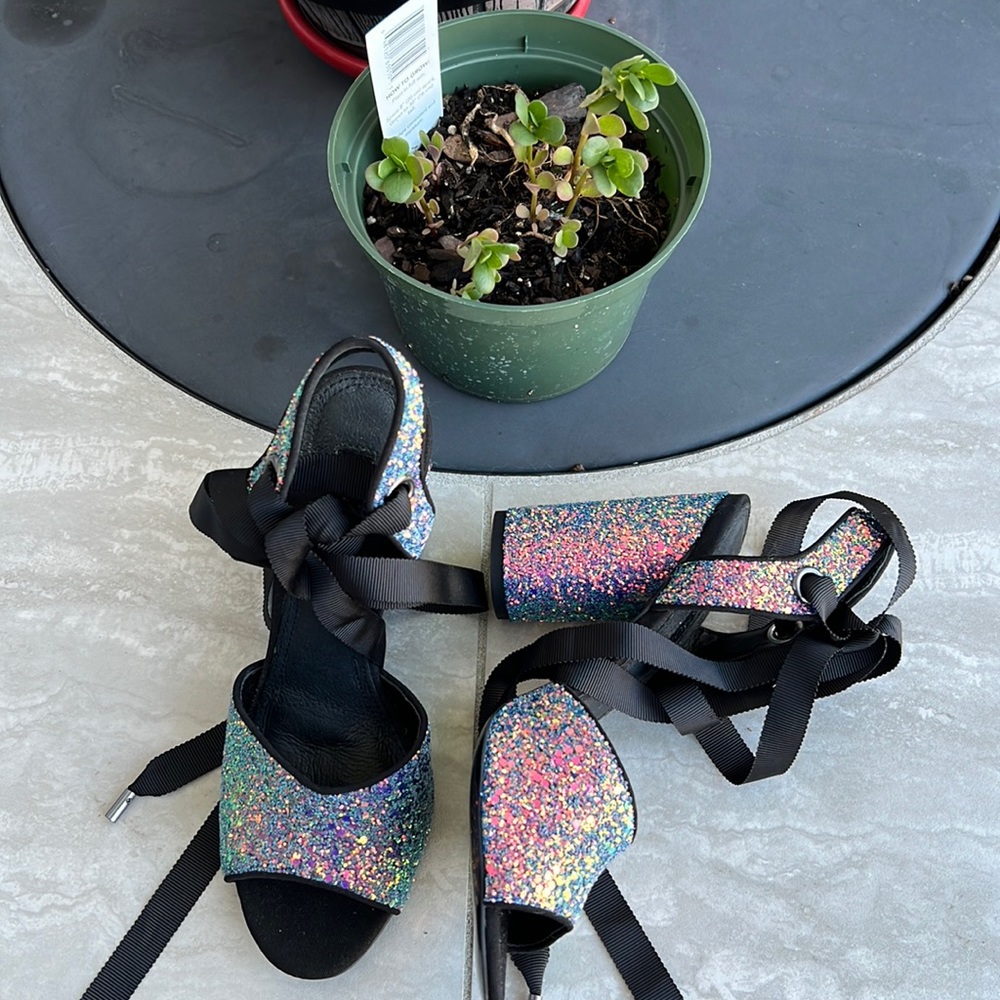 Top shop lace up heels